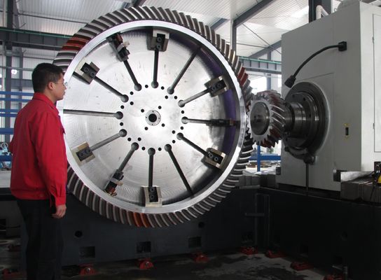 Big Średnica Spiral Bevel Gear Outter Dia 2000mm 20CrMnTi Materiały długie używanie Life